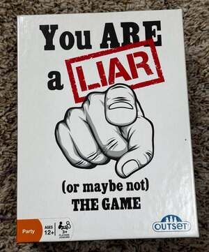 Outset Media You Are A Liar (or maybe not) Party Game complete